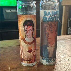 David Bowie “Saint David” Prayer Candle Set